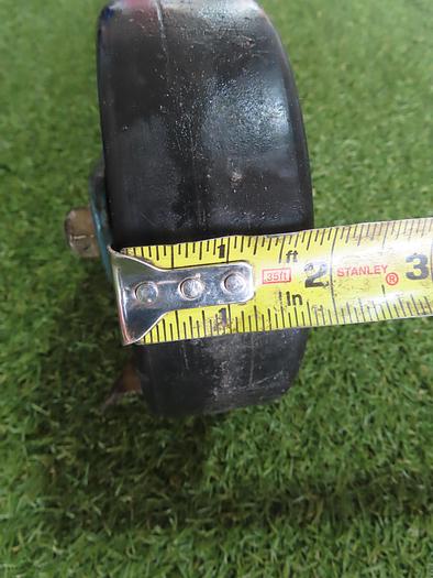 Used 6" Wheel Lock Casters Heavy Duty 6" Diameter x 2" Thick Set Of 4 Wheels