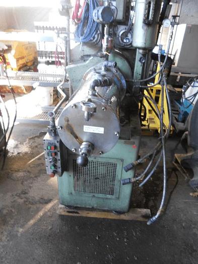 Used 20 LITER NETZSCH HORIZONTAL MEDIA MILL – 25 HP/XP – #7512