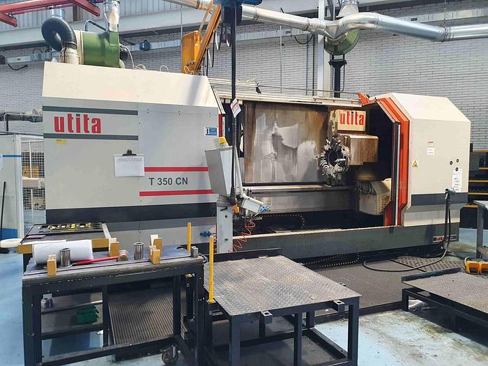 Usato TORNIO PARALLELO A BANCALE INCLINATO UTITA T 350 x 2600 CNC