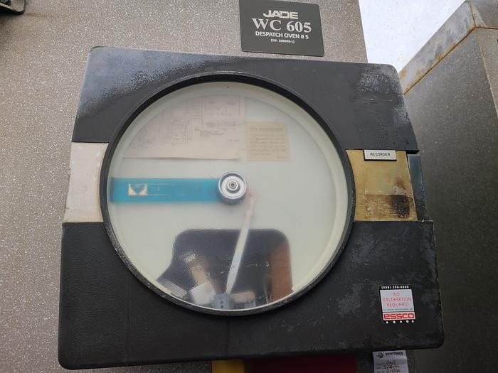 Used Despatch Industrial Oven Model V-31SD 850F Max Temp 480V Electric 32KW with chart recorder