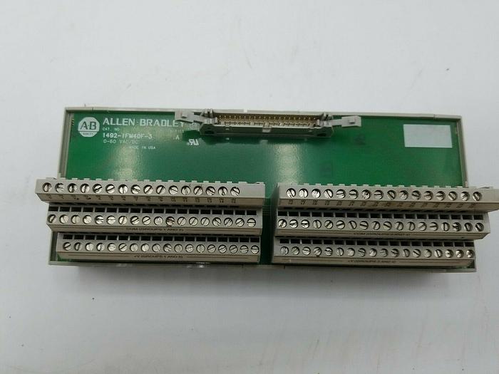 Used ALLEN BRADLEY 1492-IFM40F-3 SER A INTERFACE MODULE