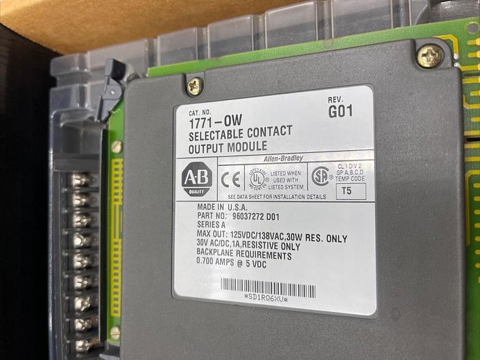 Used ALLEN BRADLEY 1771-OW