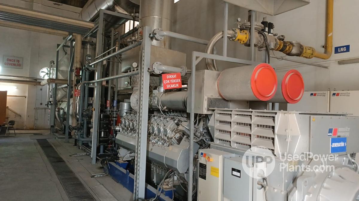 Used MTU 20V4000L63 Complete Gas Power Plant