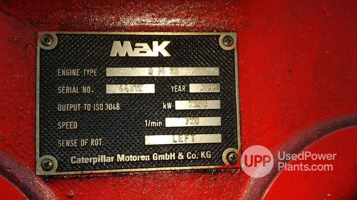Used MaK 9M25 Engines