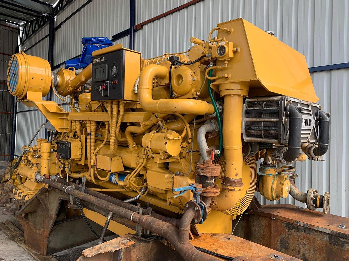 Used Caterpillar 3512C Marine Propulsion Engine