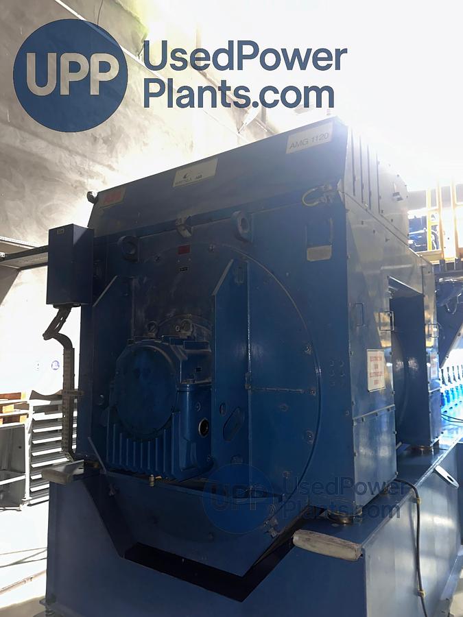 Used Wartsila 20V34SG Gas Power Plant 9.7 Megawatts