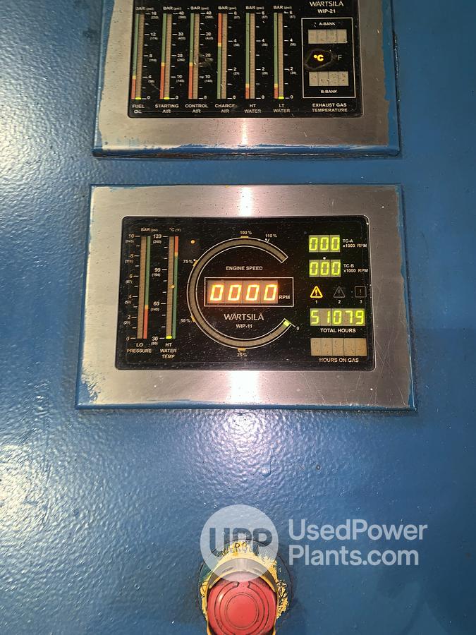 Used 44 MW 2010 Wartsila W20V32 HFO Complete