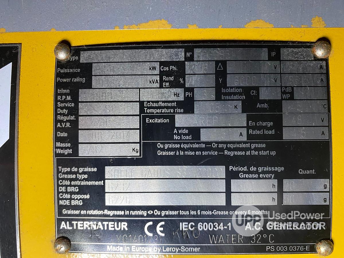 Used Caterpillar 3512C Diesel Generator