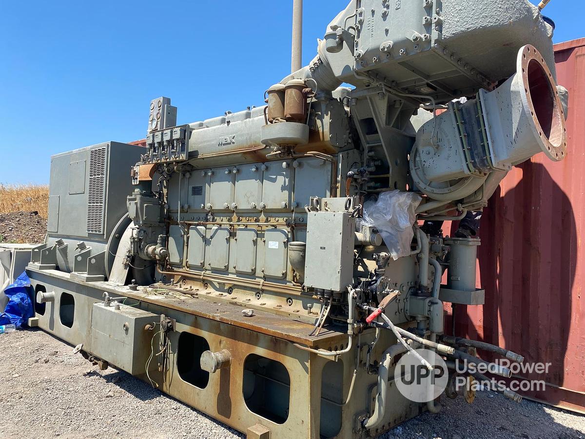 Used MaK 6M282 Genset