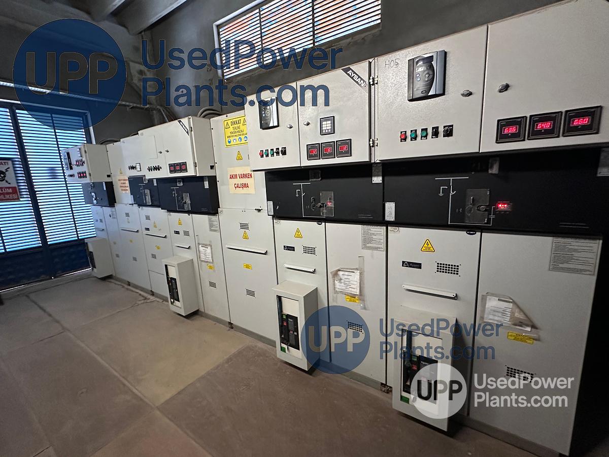Used Wartsila 20V34SG Gas Power Plant 9.7 Megawatts