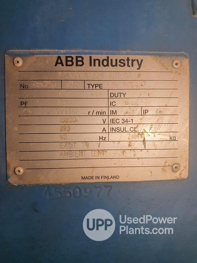 Used 16.8 MW Wartsila 18V32E HFO Complete Power Plant