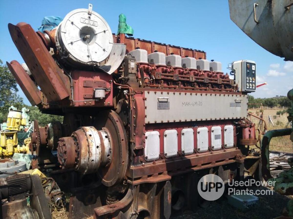Used Mak 6M20 Engine