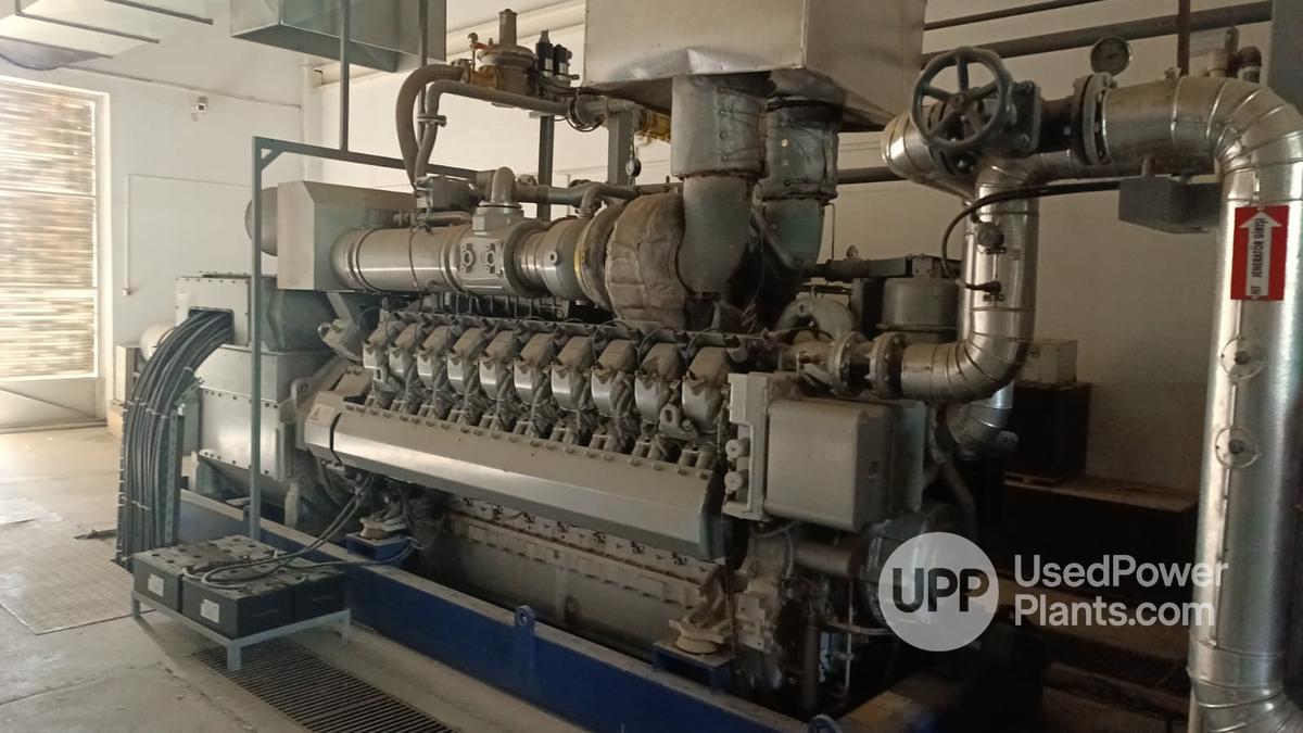 Used MTU 20V4000L63 Complete Gas Power Plant