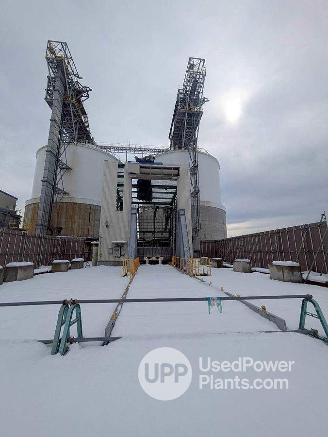 Used 54 MW 2020 Siemens Biomass Steam Turbine Power Plant 60 Hz
