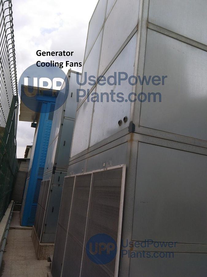 Used 8.4 MW 2011 Used Bergen Rolls Royce B35:40V20AG Complete Gas Power Plant