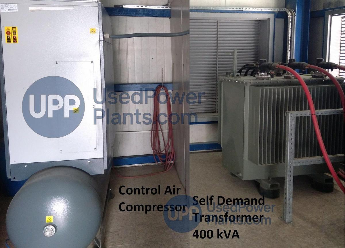 Used 8.4 MW 2011 Used Bergen Rolls Royce B35:40V20AG Complete Gas Power Plant