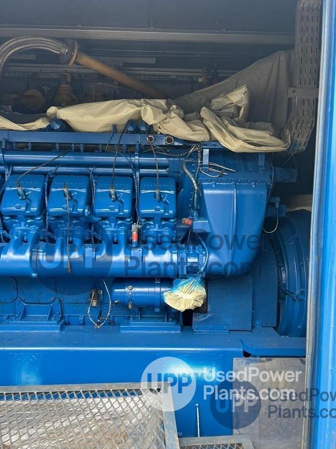 Used 2 MW 2012 MWM 2020V20 Containarised Gensets