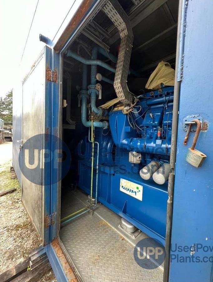 Used 2 MW 2012 MWM 2020V20 Containarised Gensets