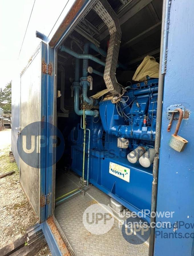 Used 2 MW 2012 MWM 2020V20 Containarised Gensets