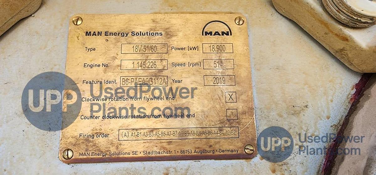 MAN 18V51/60 New Complete Engine