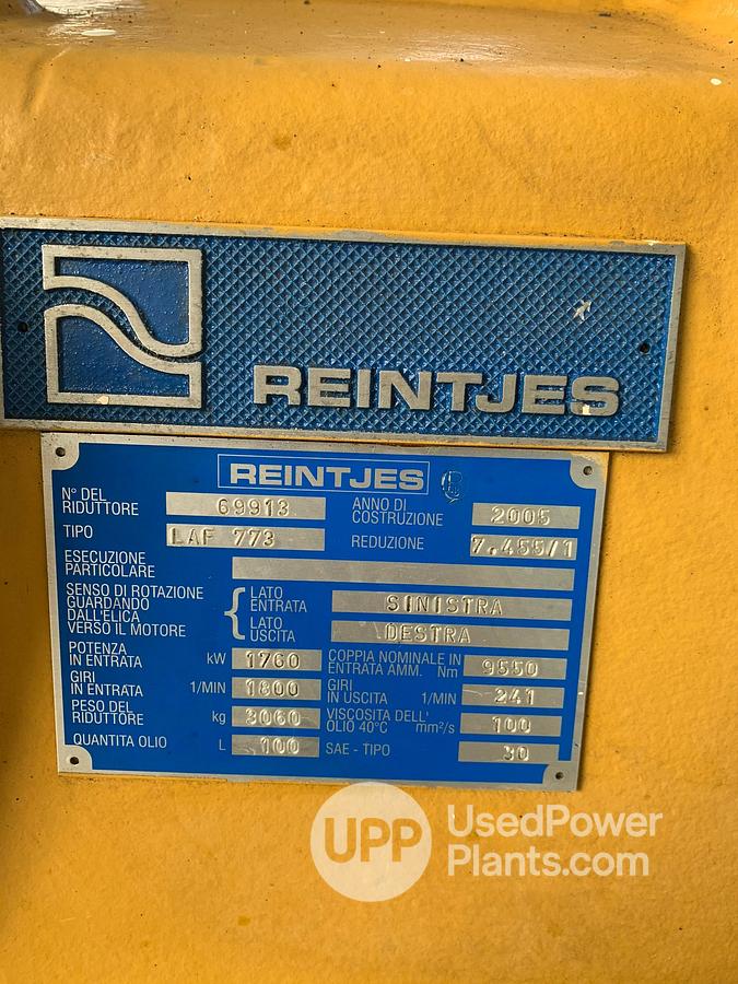 Used Caterpillar 3512C Marine Propulsion Engine
