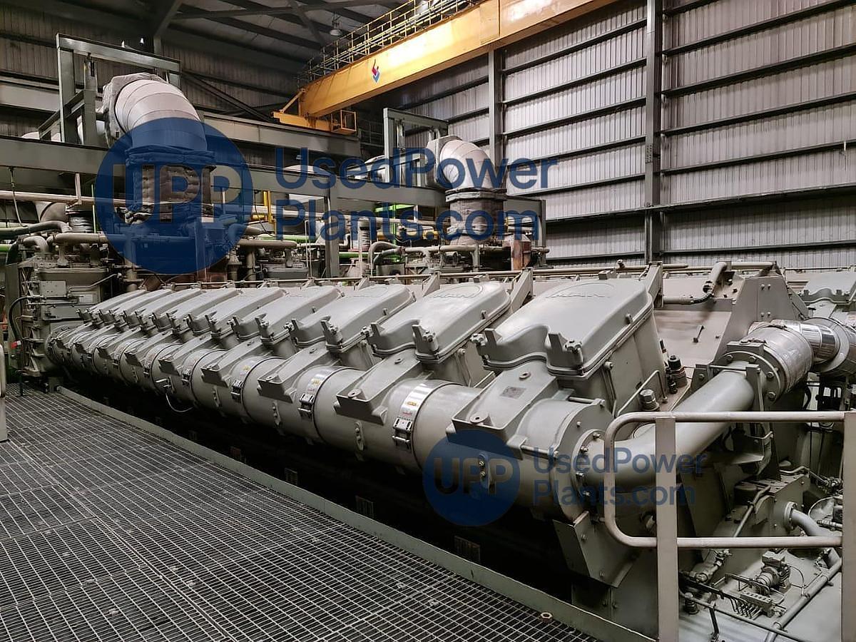 Used 59.4 MW MAN 18V48/60TS Complete Power Plant