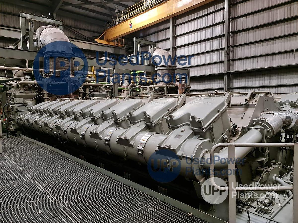 Used 59.4 MW MAN 18V48/60TS Complete Power Plant