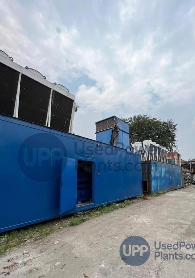 Used 2 MW 2012 MWM 2020V20 Containarised Gensets