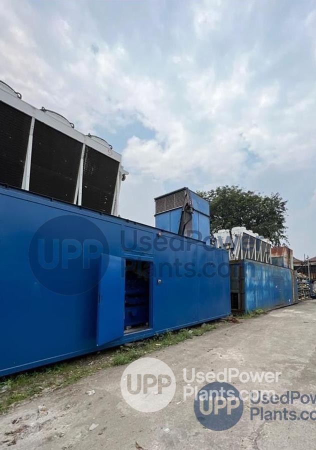 Used 2 MW 2012 MWM 2020V20 Containarised Gensets
