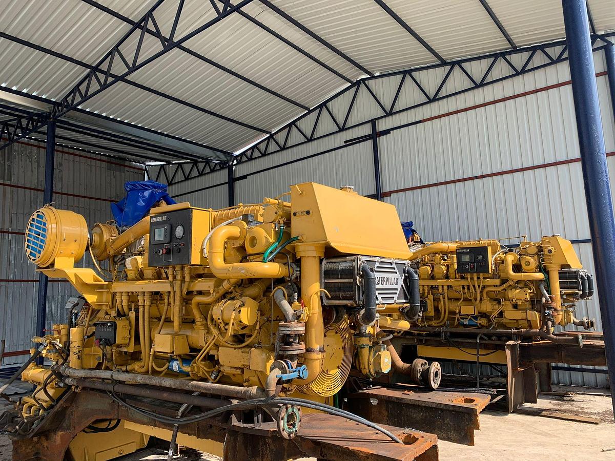 Used Caterpillar 3512C Marine Propulsion Engine