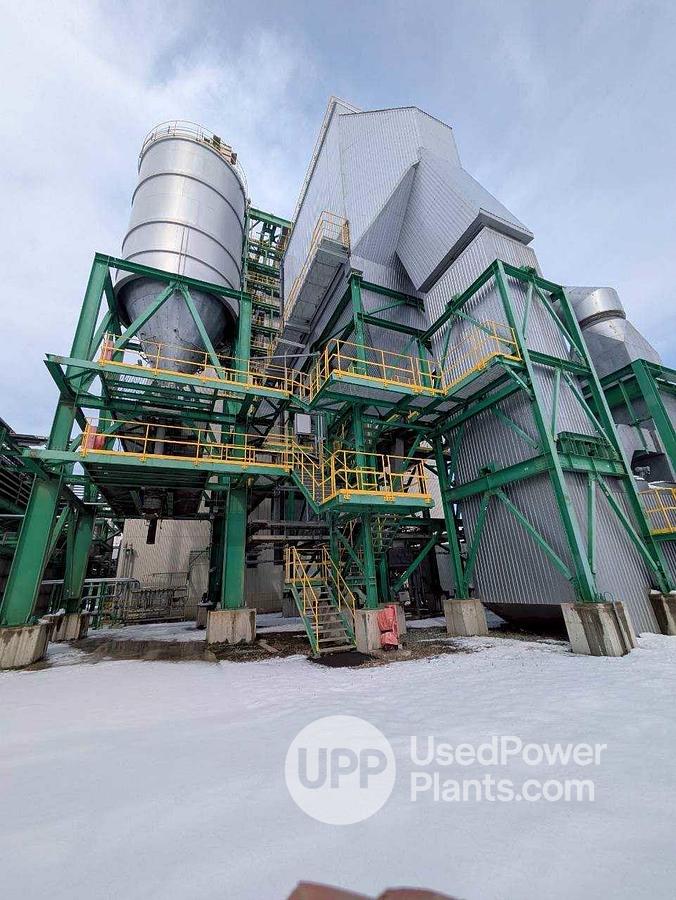 Used 54 MW 2020 Siemens Biomass Steam Turbine Power Plant 60 Hz