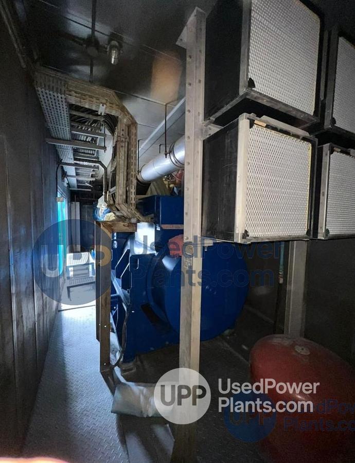 Used 2 MW 2012 MWM 2020V20 Containarised Gensets