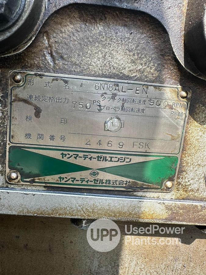 Used Yanmar 6N18AL Generator