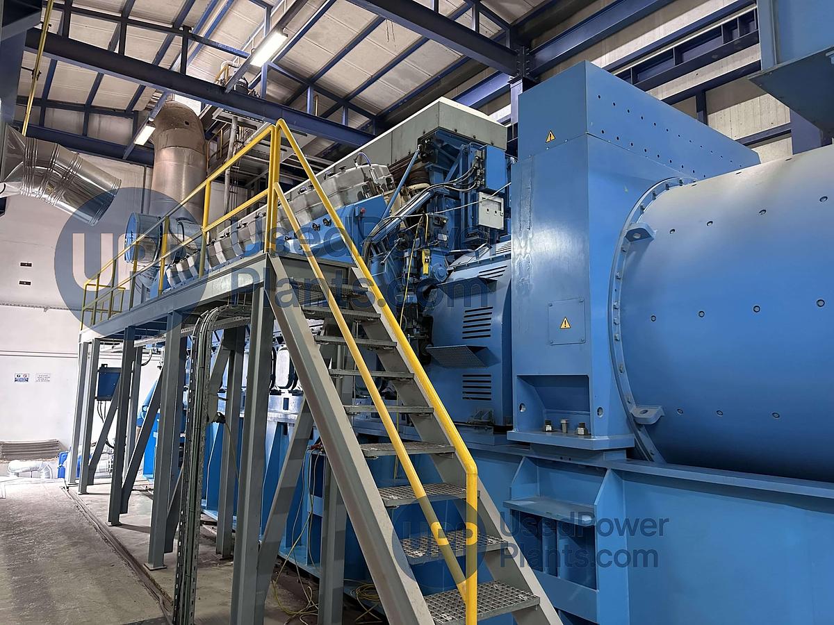 Used 8.4 MW 2011 Used Bergen Rolls Royce B35:40V20AG Complete Gas Power Plant