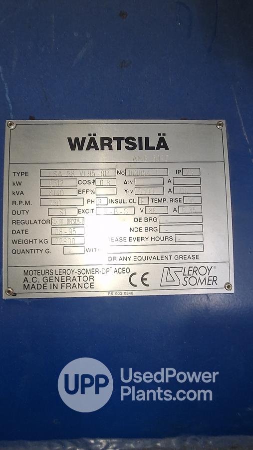 Used Used 13.5 MW Wärtsilä 18V32LN HFO Power Plant for Sale