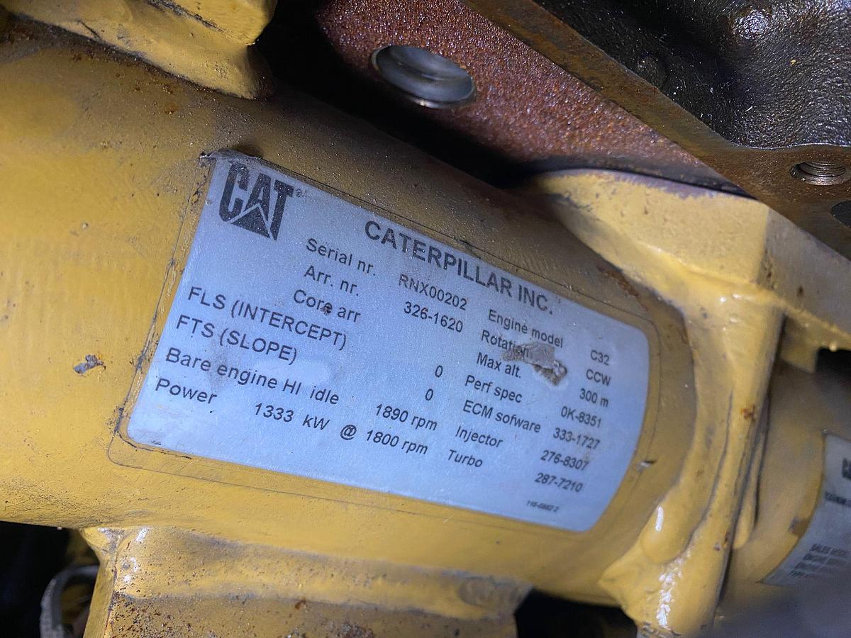 Used Caterpillar C32 Diesel Generator Set
