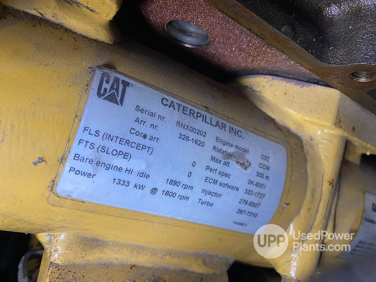 Used Caterpillar C32 Diesel Generator Set