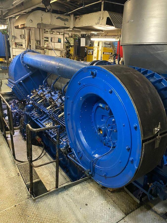 Used Wartsila Wichmann 10V28B Complete Engine