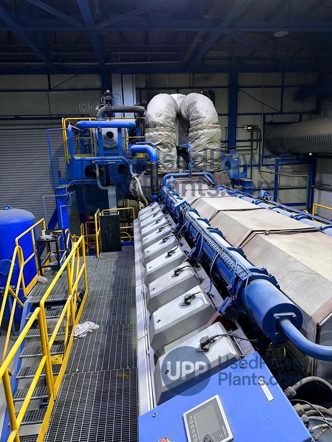 Used Wartsila 20V34SG Complete Gas Power Plant 9.7 MW