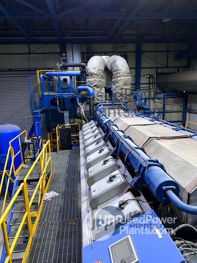 Used Wartsila 20V34SG Complete Gas Power Plant 9.7 MW