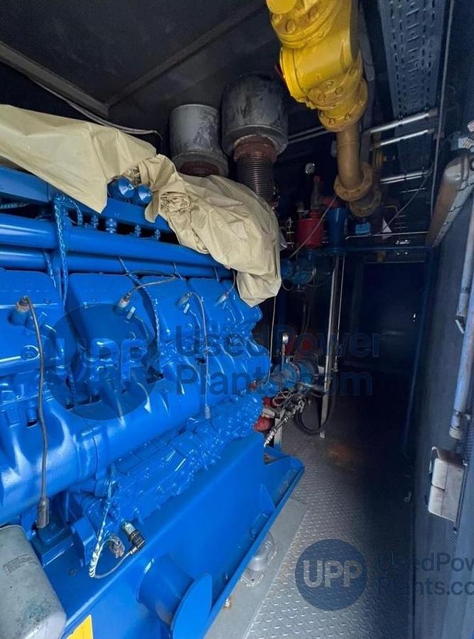 Used 2 MW 2012 MWM 2020V20 Containarised Gensets