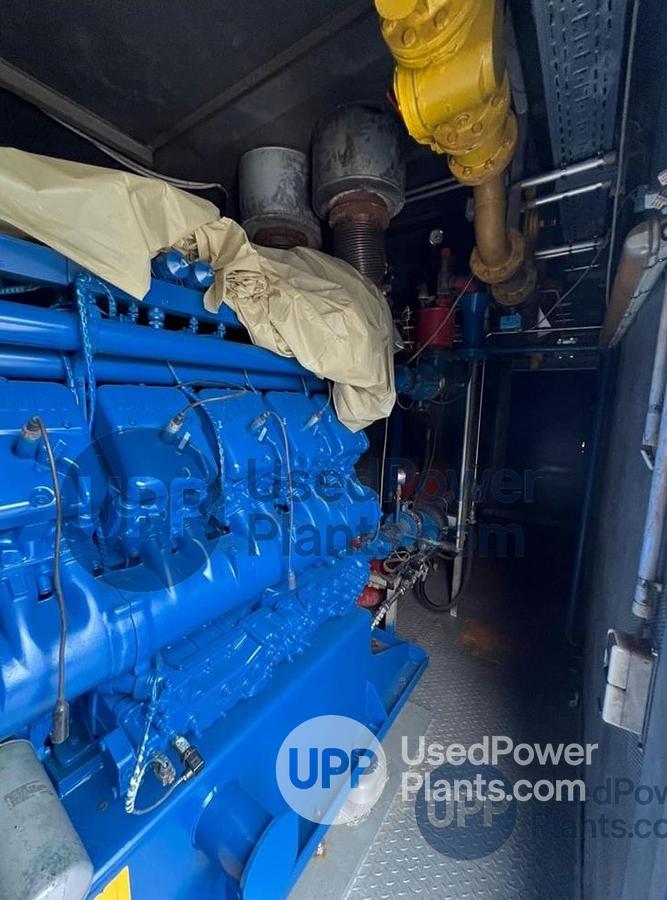 Used 2 MW 2012 MWM 2020V20 Containarised Gensets
