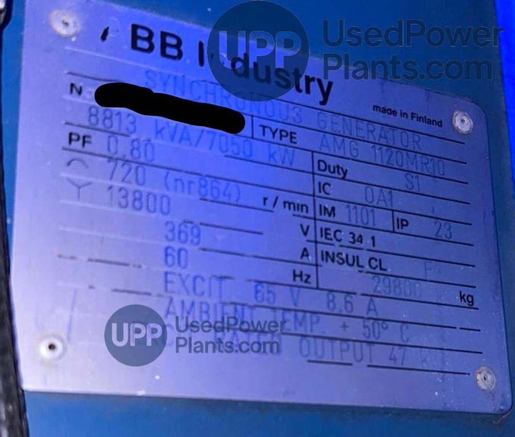 Used 36.4 MW Used Wartsila W18V32 HFO Power Plant For Sale