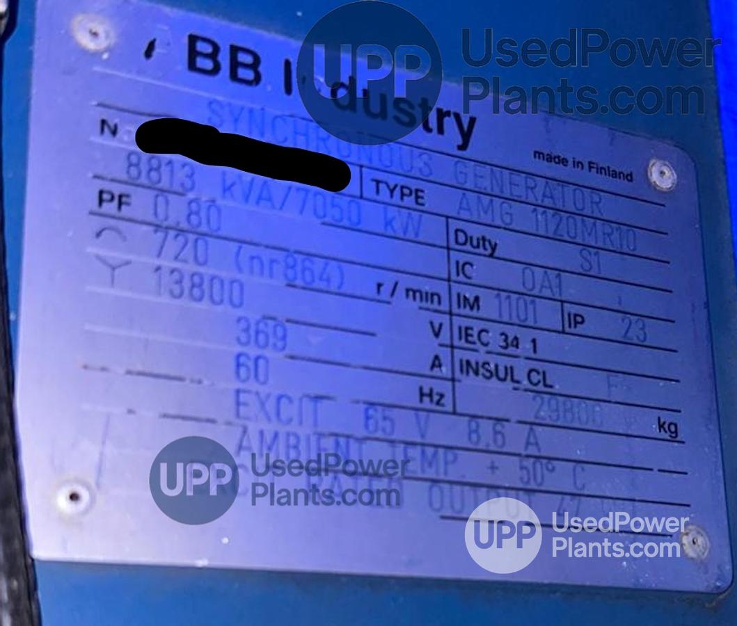 Used 36.4 MW Used Wartsila W18V32 HFO Power Plant For Sale
