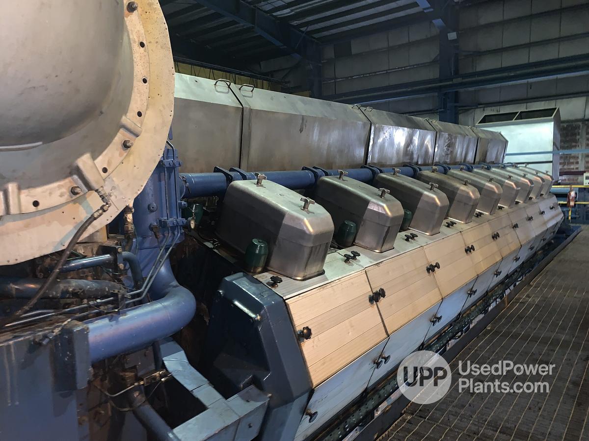 Used 119 MW Used Wartsila 18V46 HFO Power Plant For Sale