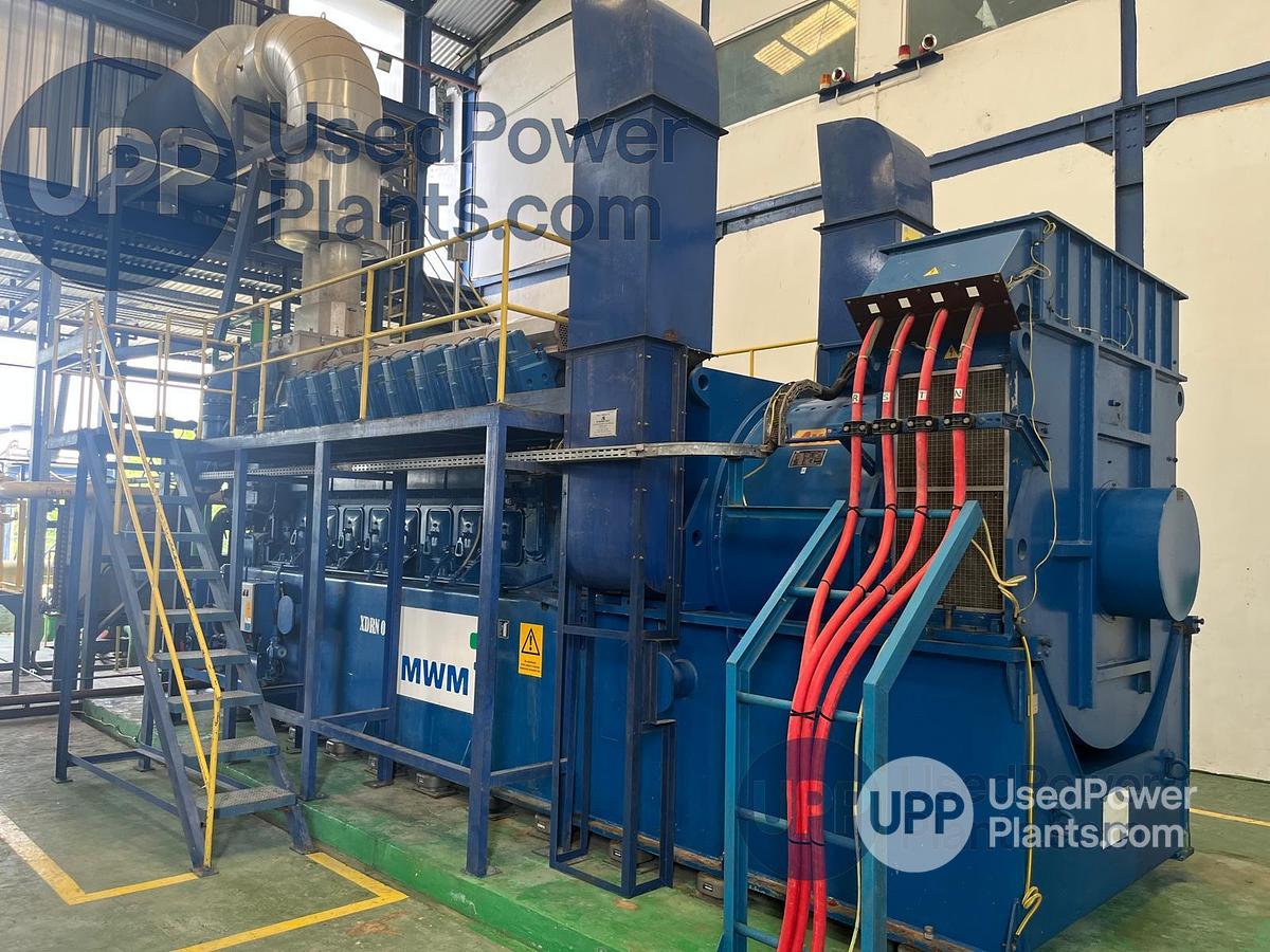 Used 17.2 MW 2015 Used MWM 2032V16 Power Plant