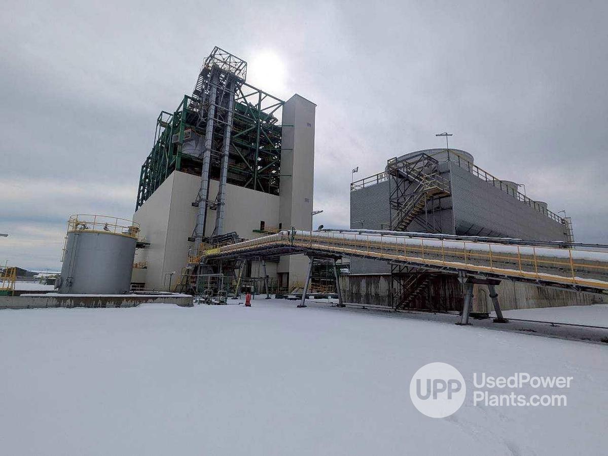 Used 54 MW 2020 Siemens Biomass Steam Turbine Power Plant 60 Hz