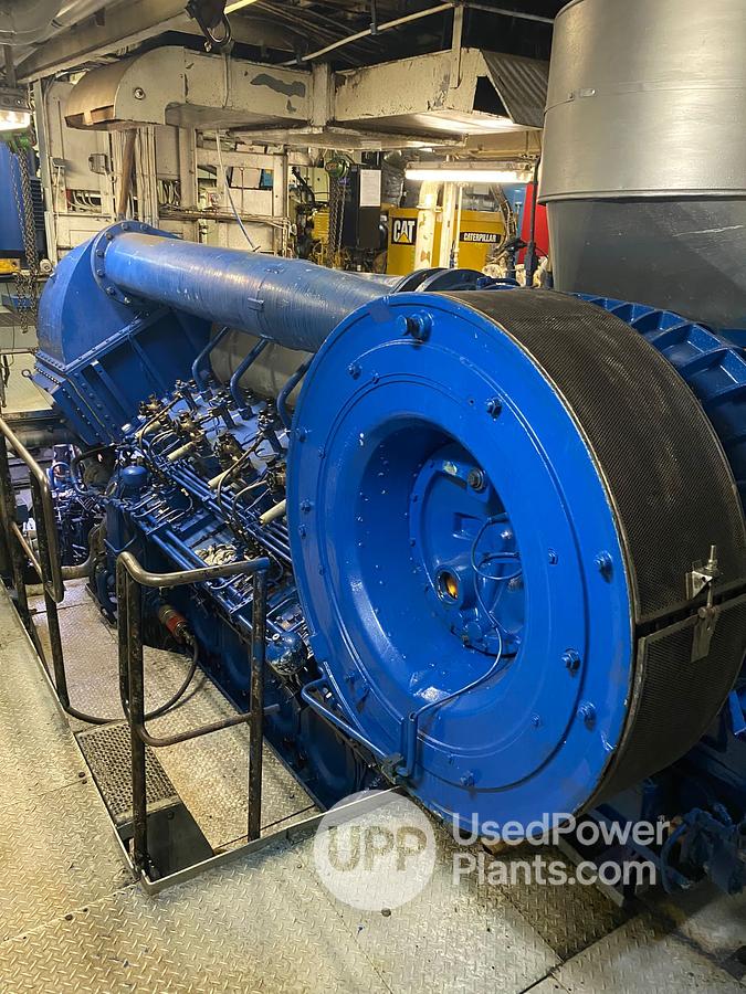 Used Wartsila Wichmann 10V28B Complete Engine