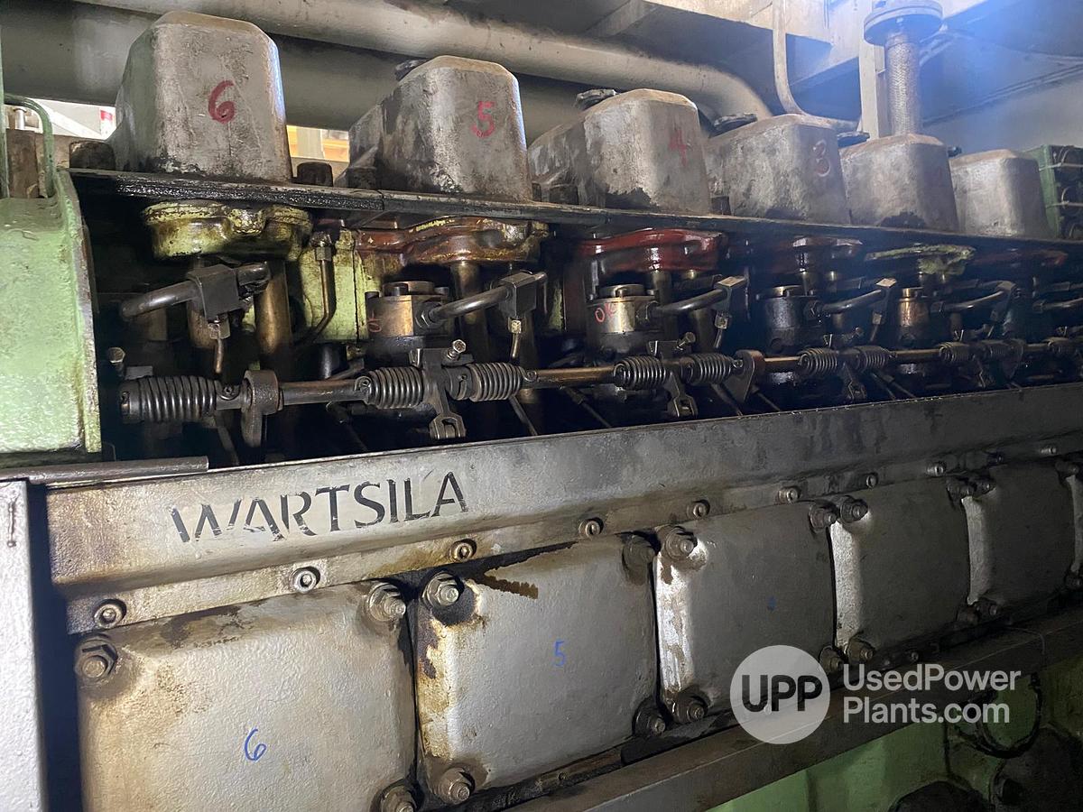 Used Wartsila 6L20 Gensets 60 Hz