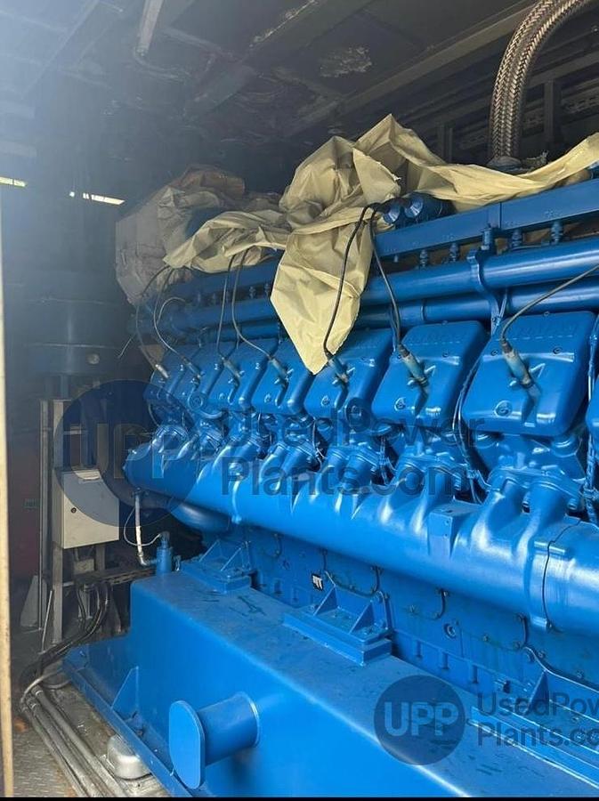 Used 2 MW 2012 MWM 2020V20 Containarised Gensets